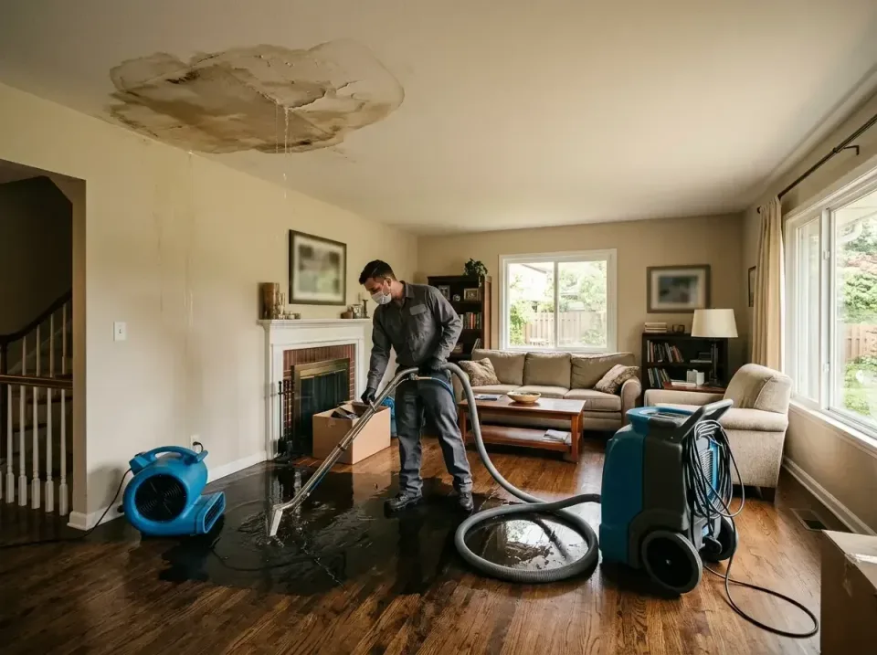attic-pipe-burst-ceiling-drip-008 — frequently asked questions, Water Damage Restoration & Carpet Care in Bellair-Meadowbroo…